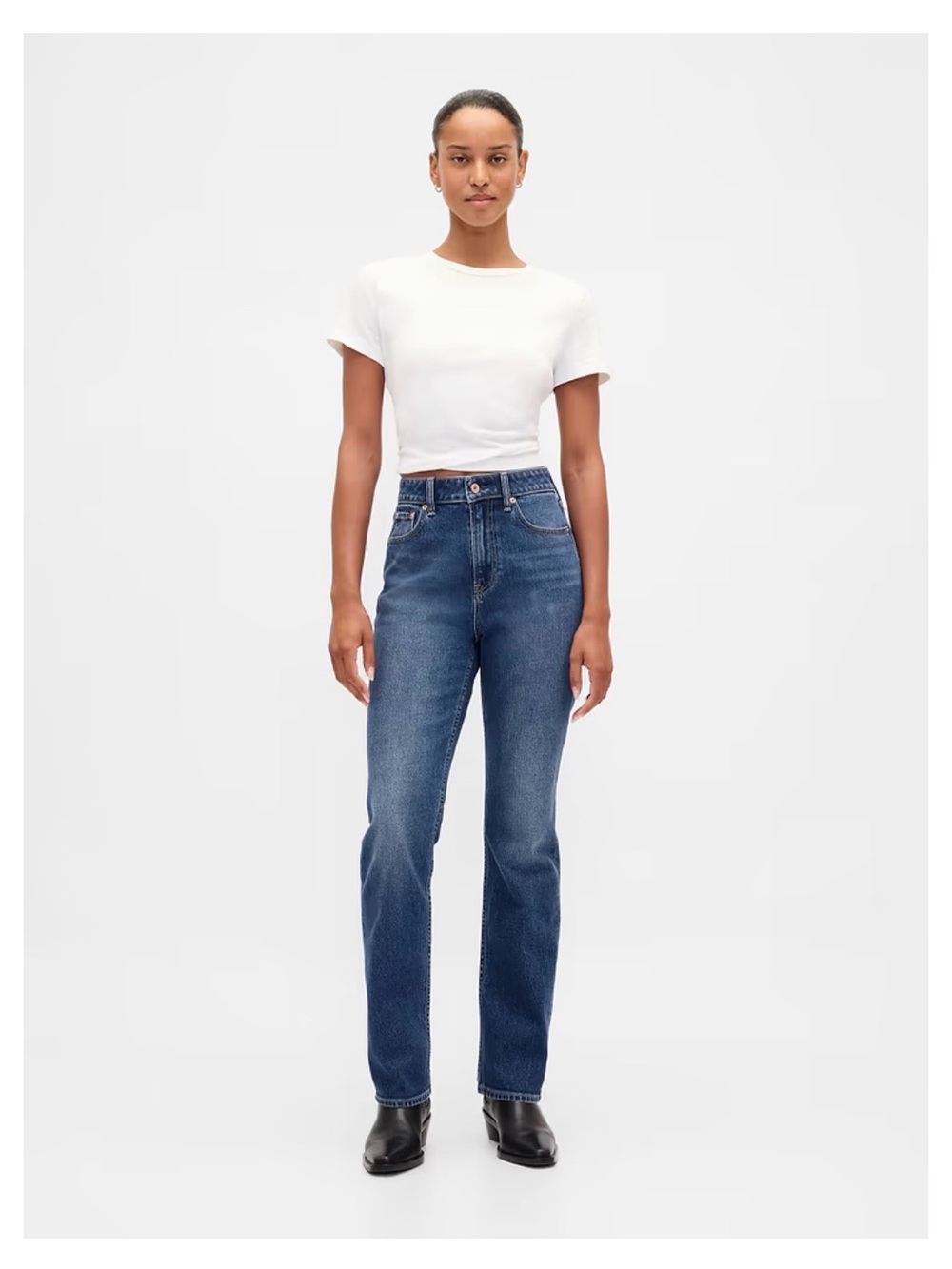 GAP Curvy High Rise '90s Slim Straight Jeans